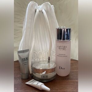 Dior Capture Totale Skincare Collection with White Bag 5 pc